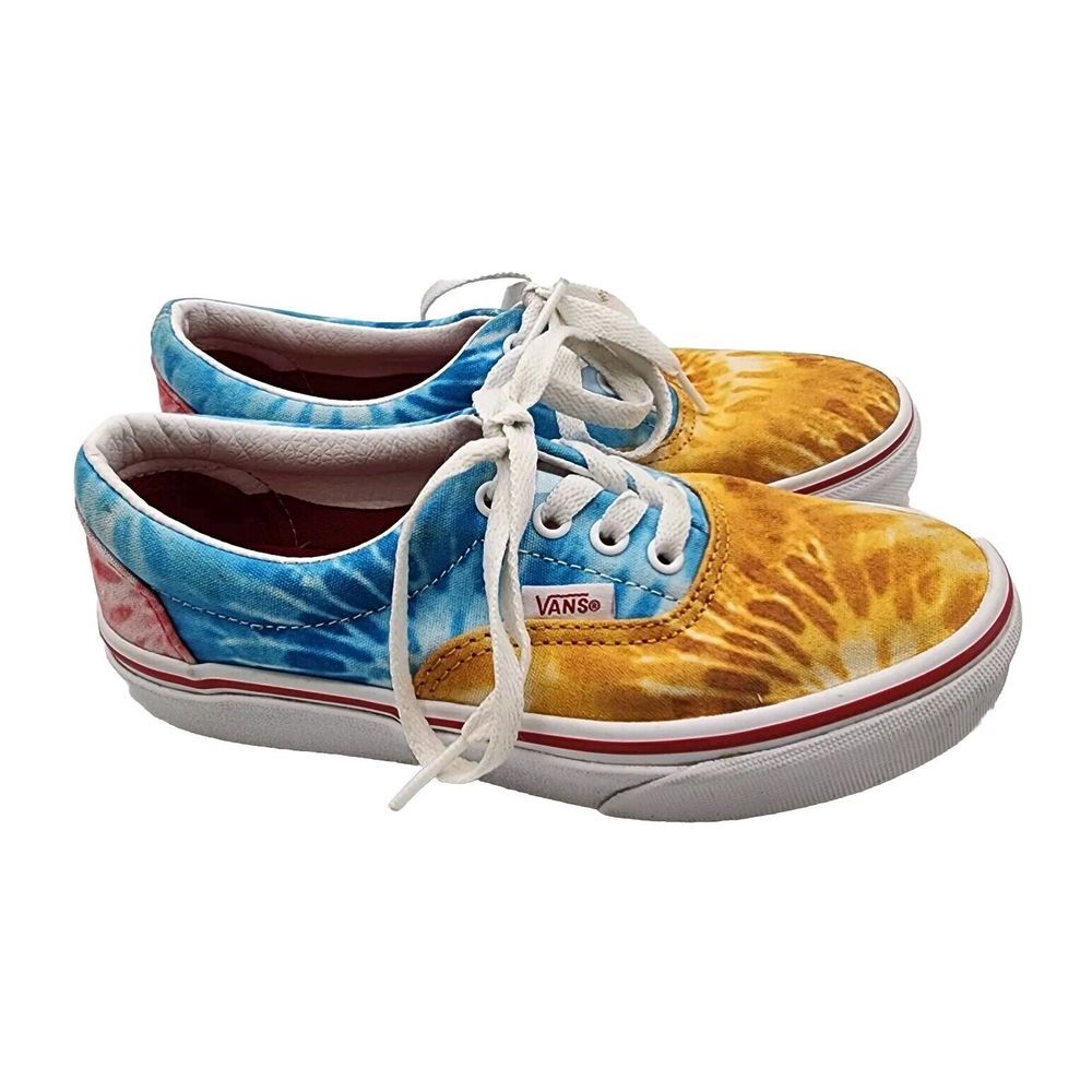 VANS Kids Children Era Tie Dye Block‎ Sneaker Shoe Size 2.5